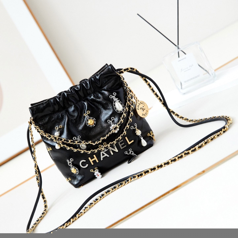 Ch*el bucket bags
